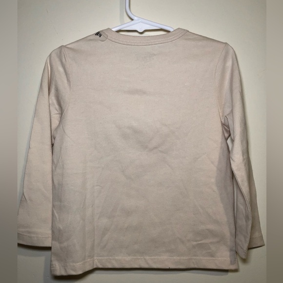 BOYS/GIRLS 2T GRAPHIC LONG SLEEVE TEE, BOSS OF THE KIDS TABLE, Color Haystack - Picture 4 of 7